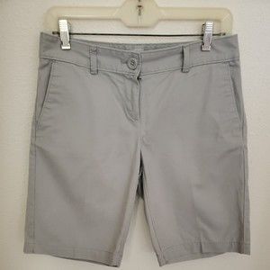 Ann Taylor Loft 'Original' Womens Shorts Flat Front Light Gray Size 0